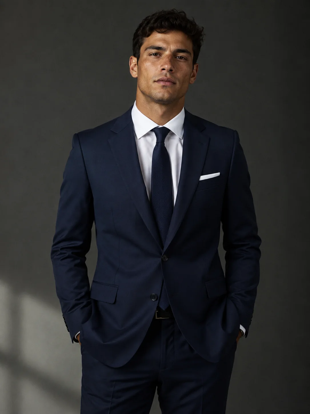 Kensington — Navy · two button